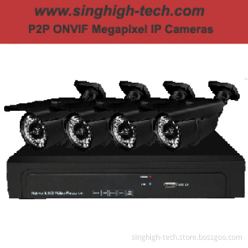 4CH*1080P H. 264 Poe IP Camera Poe NVR Kit (NSN7134KP43)